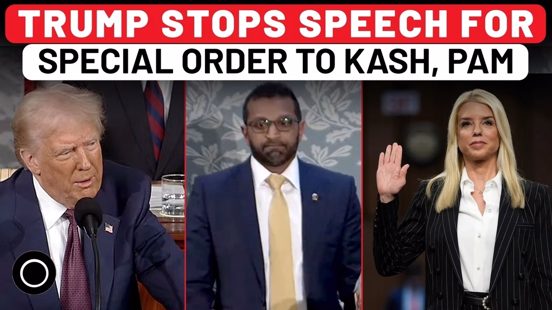 Kash Patel And Pam Bondi Trump Order