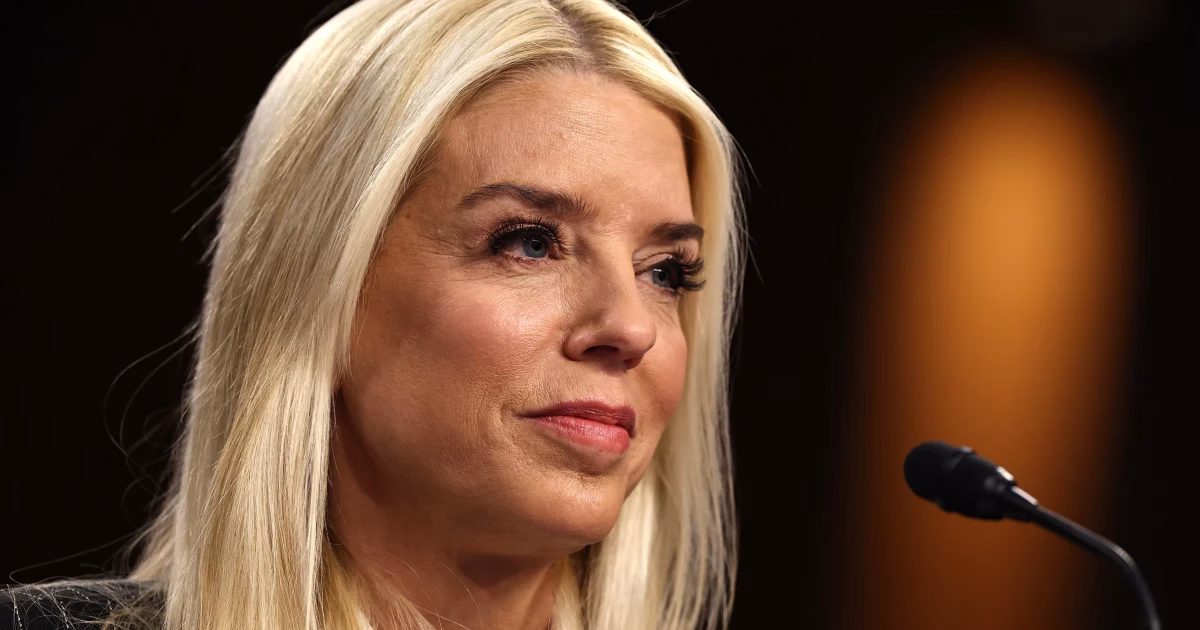 pam bondi justice department trump russia criminal probe