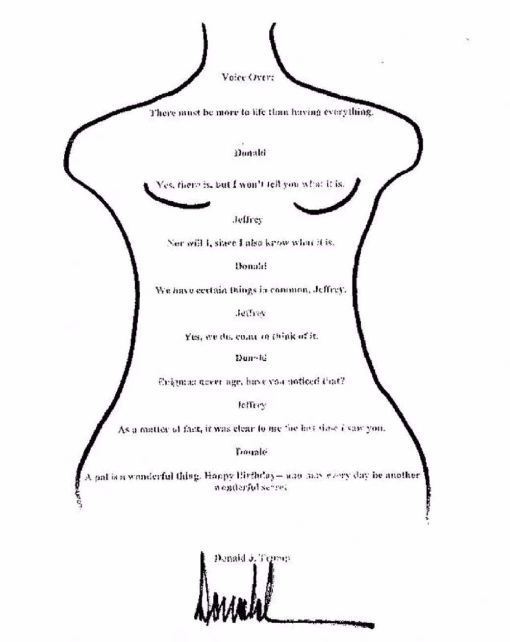 Epstein's 'birthday book