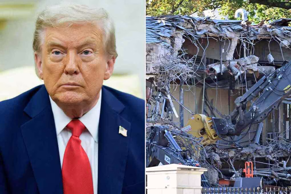 Trump Whitehouse Demolitions