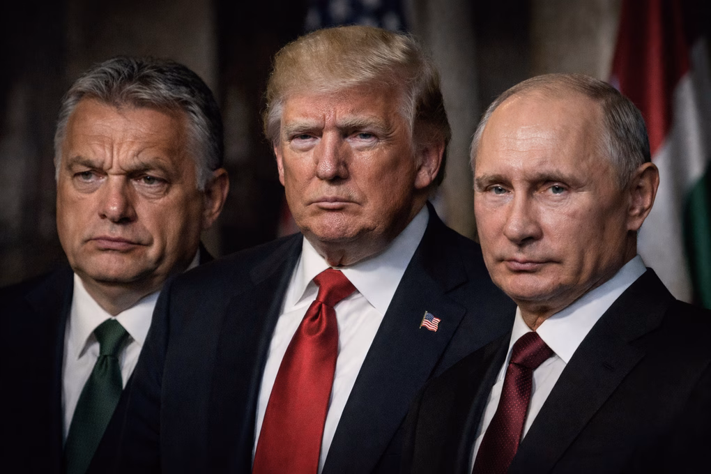 Hungary Orban, Trump and Putin Axis