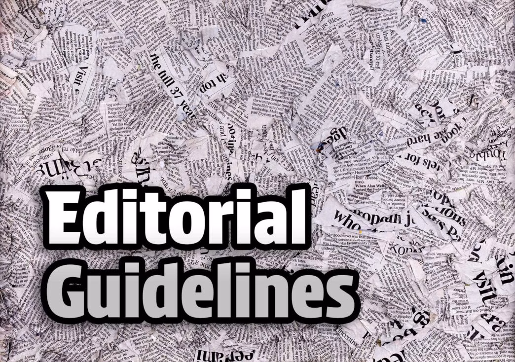 Journalist editorial Guidelines